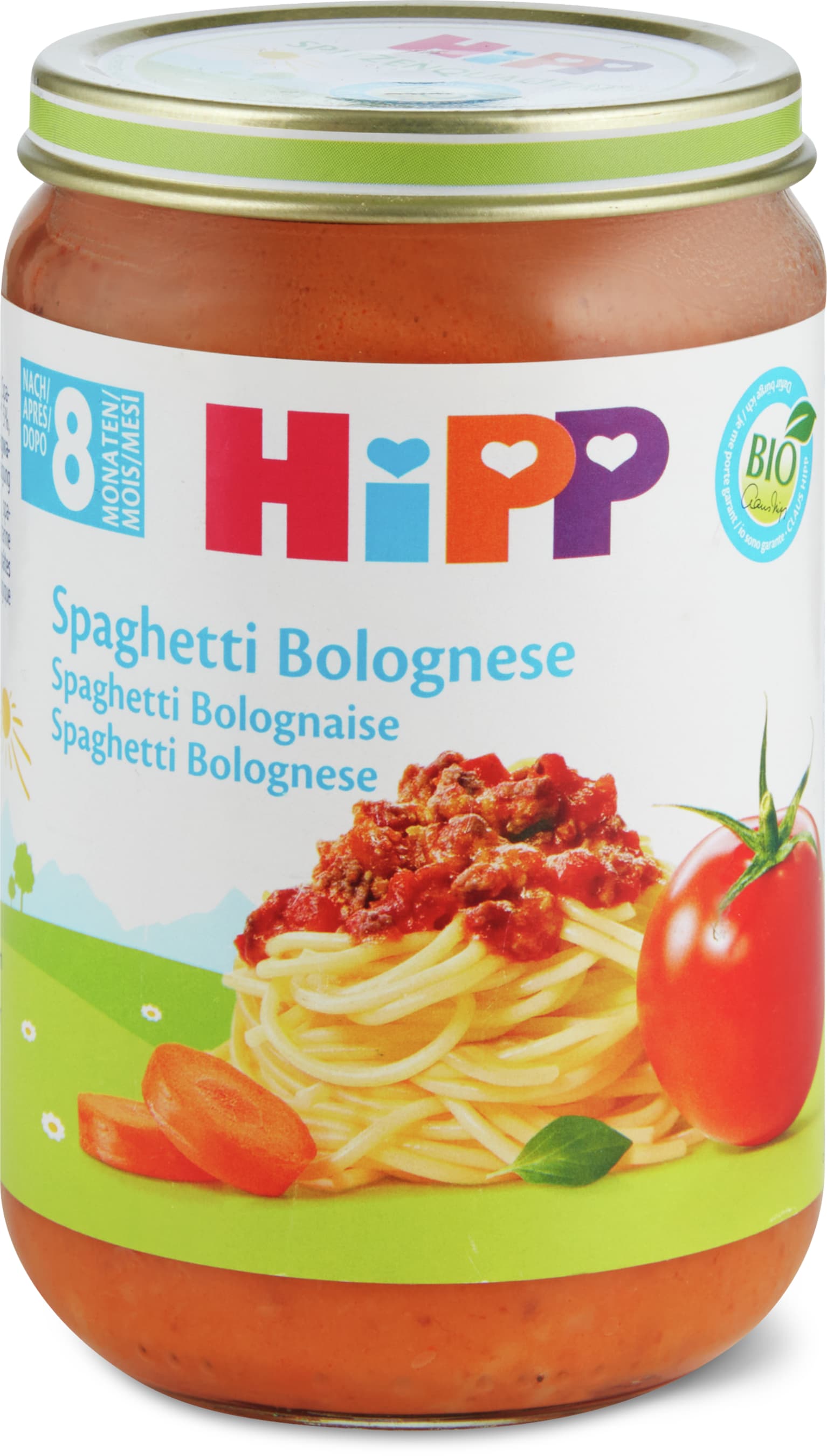 Hipp Spaghetti-Bolognese-Brei 220g